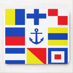 Seeflaggen-Mousepad Mousepad