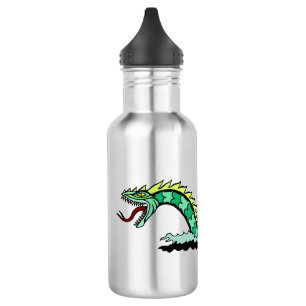 Seegefahrene Trinkflasche