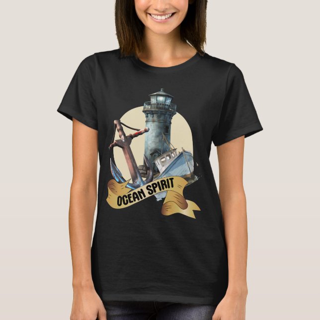 Seegeist Schönes Erlebnis T-Shirt (Vorderseite)