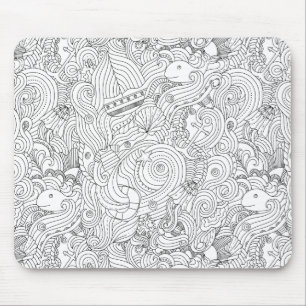 Seegekritzel Mousepad