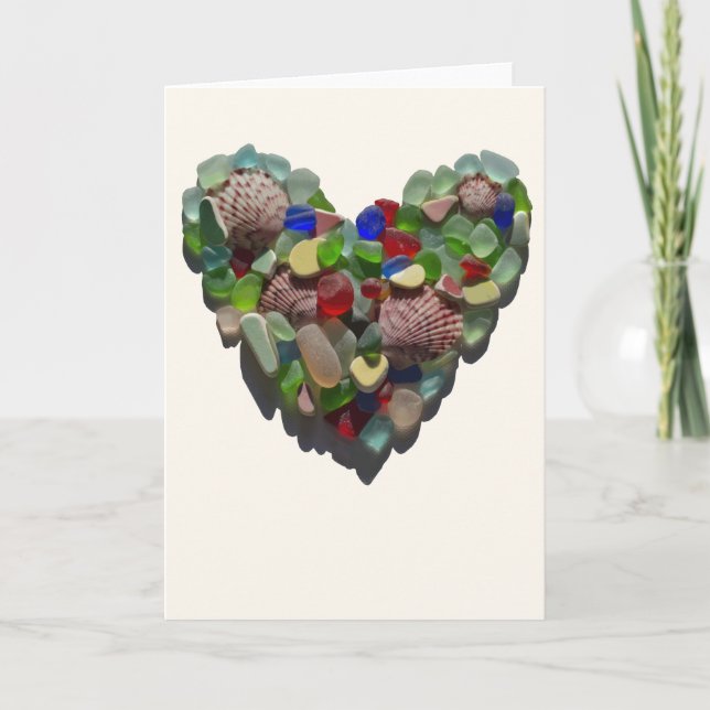 Seeglachskarte, Valentinstag Feiertagskarte (Vorderseite)