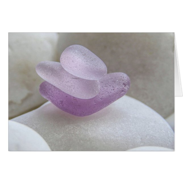 Seeglas in Lavendel (Vorderseite (Horizontal))