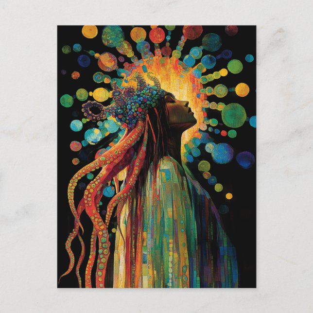 Seegöttin Postkarte (Vorderseite)