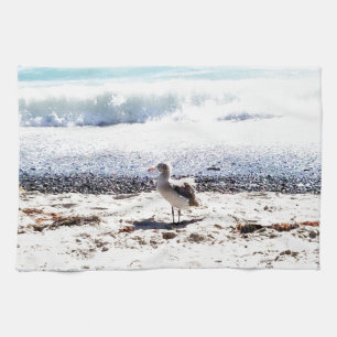 Seegras am Meer auf dem Bild vom Strand Handtuch