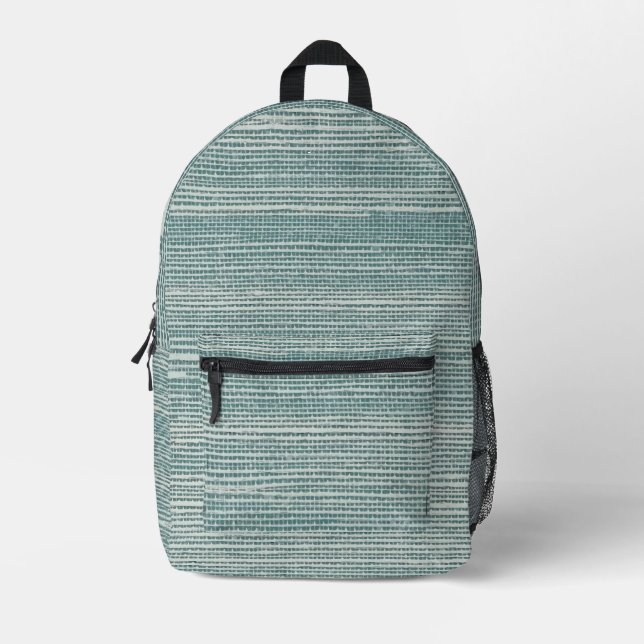 Seegras Malerei Küstenmuster Gepäck Bedruckter Rucksack (Vorderseite)
