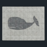 SeeGrauwal Puzzle<br><div class="desc">" Wal einer Geschichte" durch Chariklia Zarris. Kennzeichnet einen Grauwal auf einem Seehintergrund.</div>