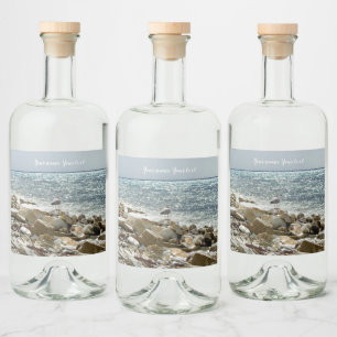 Seegrund Alkoholflaschenetikett