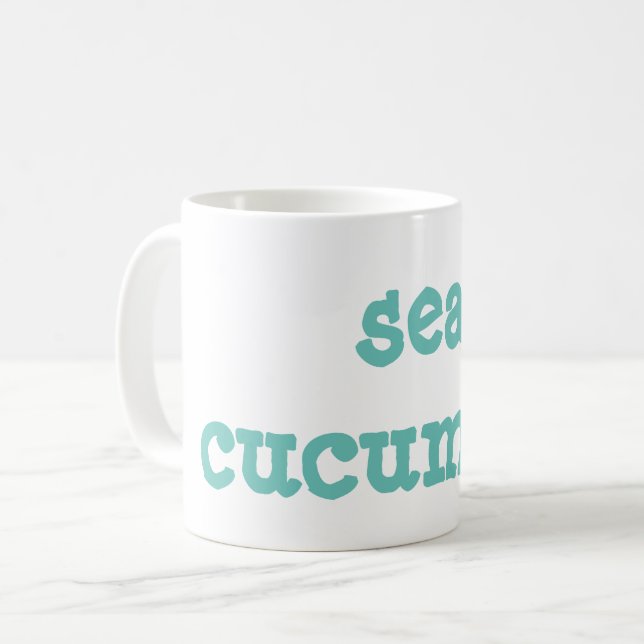 Seegurke Kaffeetasse (Vorderseite Links)