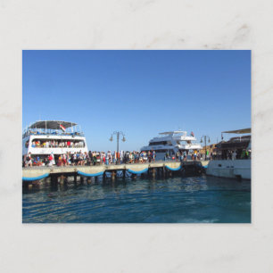 Seehafen in Sharm El Sheikh Postkarte