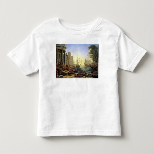 Seehafen mit der Einschiffung von St Ursula Kleinkind T-shirt (Vorderseite)
