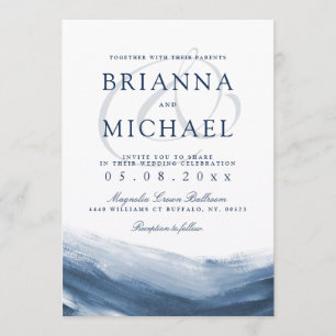 Seehafen Morning Wedding Einladung