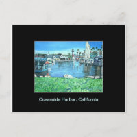 Seehafen, Postkarte von Kalifornien
