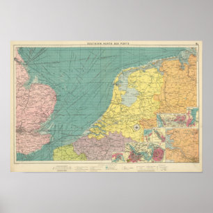 Seehäfen von England Poster