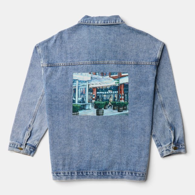 Seehafenausflüge Jeansjacke (Rückseite)