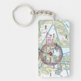 Seehafenflughafen / Diagramm Schlüsselanhänger