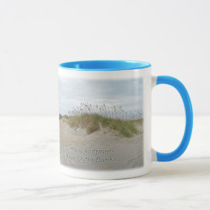 Seehafer auf Sanddüne-äußeren Banken NC Tasse