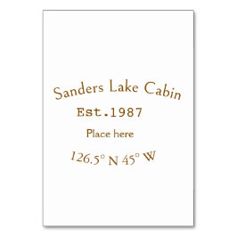 Seehaus wird gemietet. Datum Jahr benutzerdefinier Tischnummer