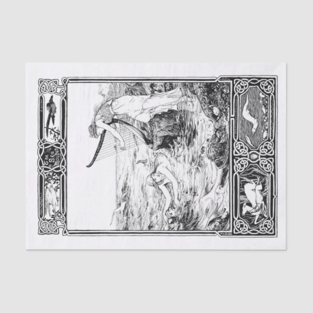 Seehecht Seidenpapier (Vorderseite)