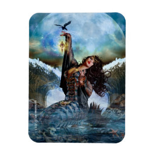 Seehexe-magischer Meerjungfrau Flexi Magnet