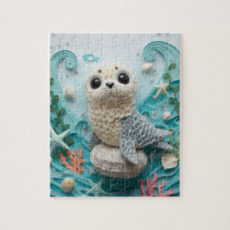 Seehundwelpen-Papier-Quilling