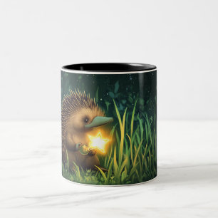 Seeigel Cartoon-Stil lebendig Süß Bunt Zweifarbige Tasse