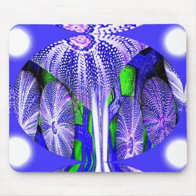 Seeigel im Mondschein Mousepad (Vorne)