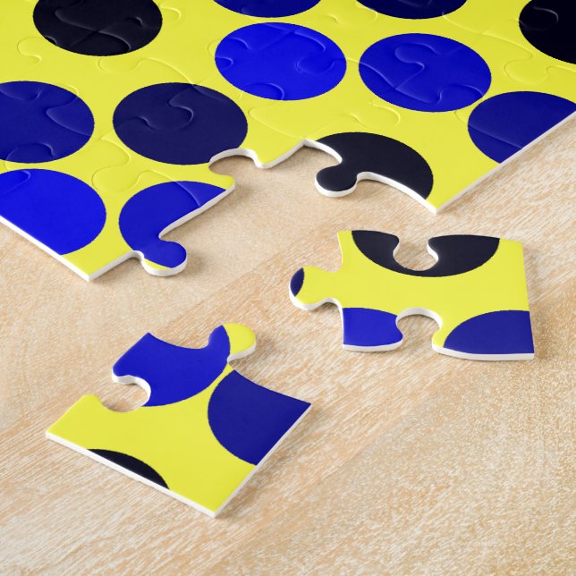 Seeing Dots Black and Blue PUZZLE (Seite)