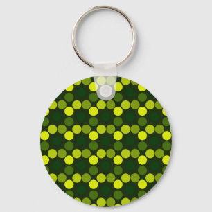 Seeing Dots Lemon Lime KEY CHAIN Schlüsselanhänger