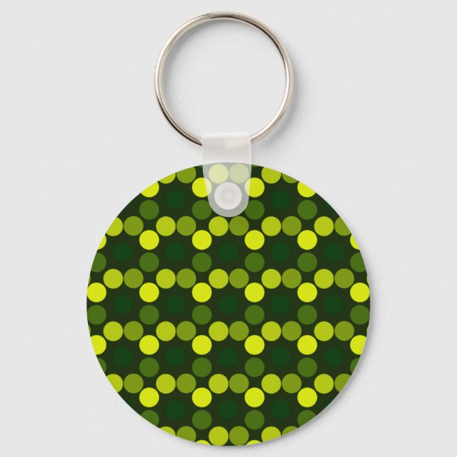 Seeing Dots Lemon Lime KEY CHAIN Schlüsselanhänger (Vorderseite)