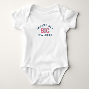 Seeinsel-Stadt Baby Strampler