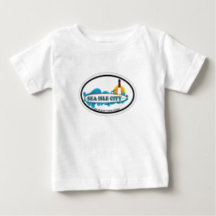 Seeinsel-Stadt Baby T-shirt