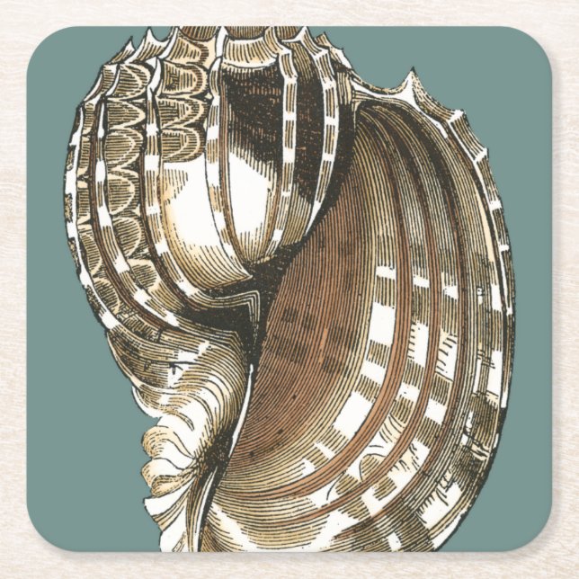 Seejuwel Rechteckiger Pappuntersetzer (Vorderseite)