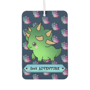 Seek Adventure Green Little Dinosaur Fun Autolufterfrischer