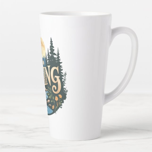 Seek Adventure Vacation Camping Wandern Liebe Milchtasse (Rechts)