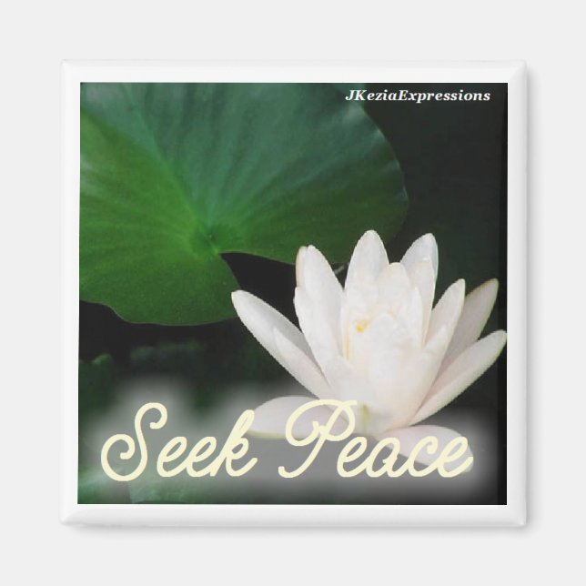 Seek Peace Magnet (Vorne)
