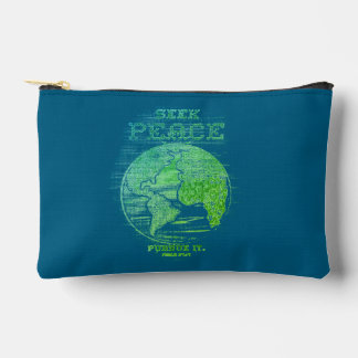 Seek Peace Scripting Cut Sew Bag Zubehörtasche