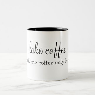 Seekaffee: Zuhause-Kaffee nur besser Zweifarbige Tasse