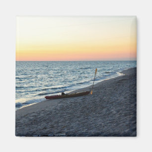 Seekajak auf Strand-Sand Captiva Insel-Magneten Magnet