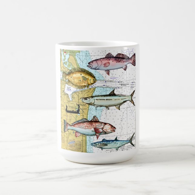 Seekarte coffe Tasse (Mittel)