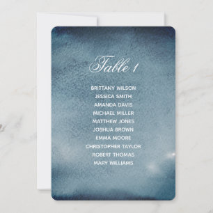 Seekarte der Marine. Hochzeitsplan für Blaue Wasse Einladung