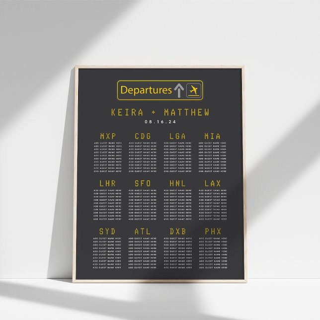 Seekarte für die Hochzeitsabfahrt des Flughafens Poster (Von Creator hochgeladen)
