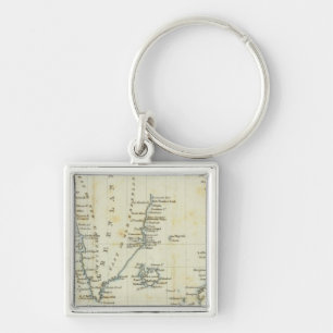 Seekarte, Polarmeere Schlüsselanhänger