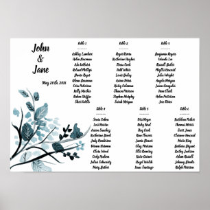 Seekarten-Plakat - Orientale Blossodesign Poster