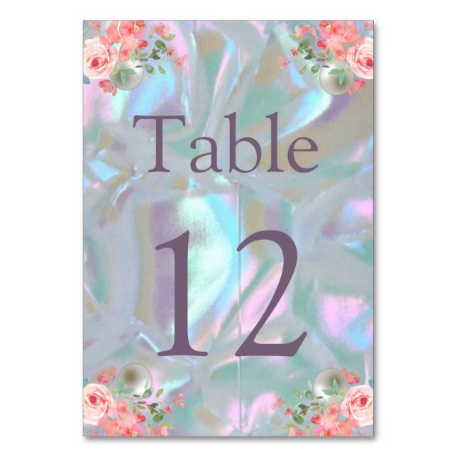 Seekartenkartentafelmutter der Perle Tischnummer (Vorderseite)