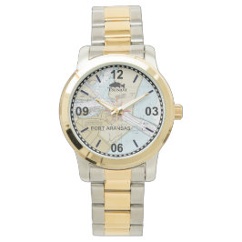 Seekartenüberwachung von Port Aransas Armbanduhr