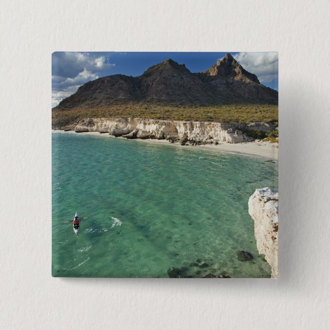 Seekayaker am Golf von Kalifornien in Isla Button (Vorderseite)