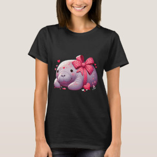 Seekuh-Valentinstag-Herzen Tier Meer Ozean 1 T-Shirt