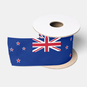 Seeland Flag & Neuseeland reisen, Urlaub/Sport Satinband