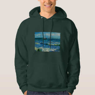Seelandschaft bei Les Saintes-Maries Fine Art Hoodie