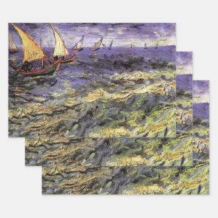Seelandschaft bei Saintes Maries von Vincent van G Geschenkpapier Set